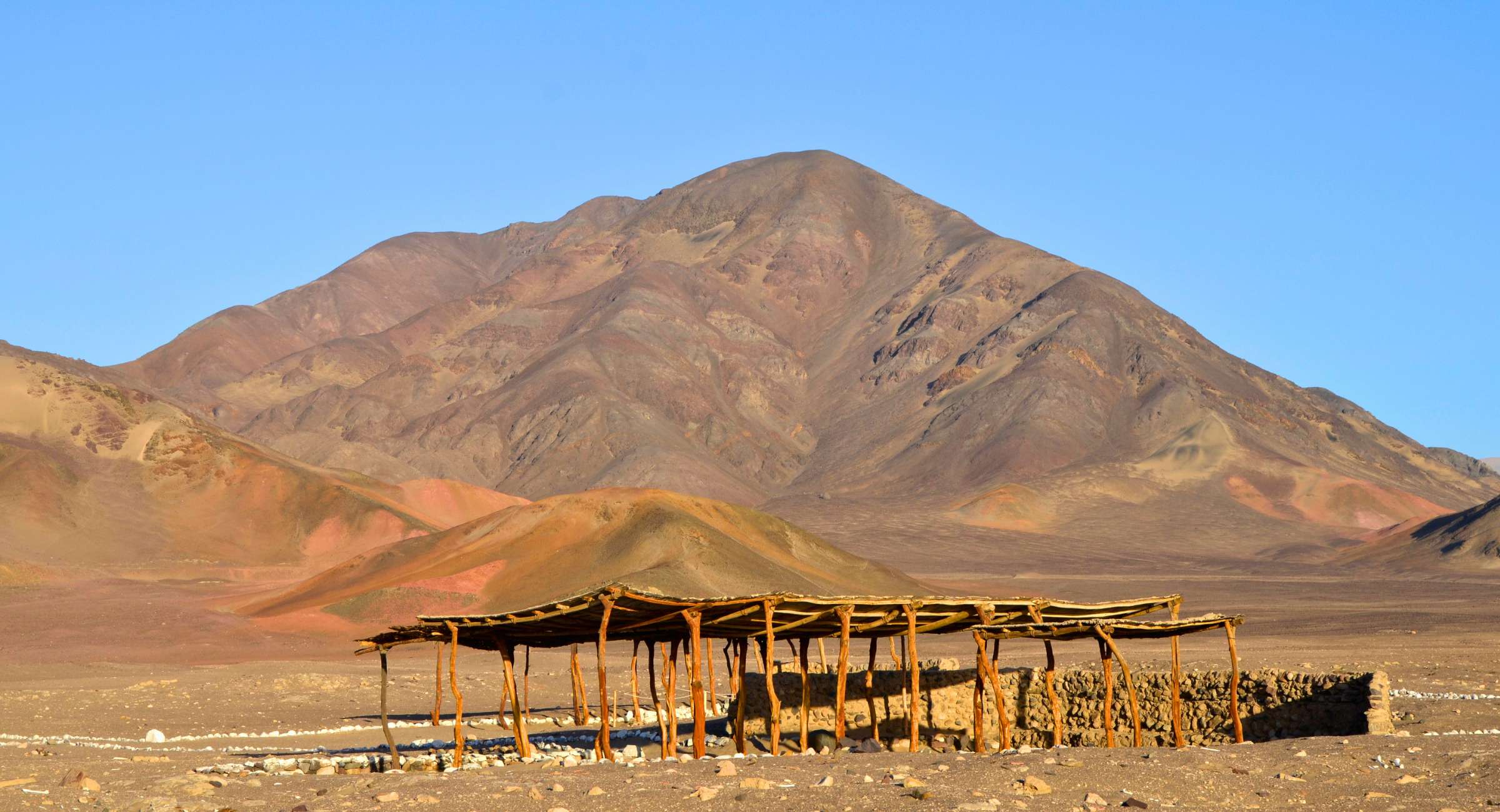 Chauchilla Cemetery site in the desert near Nazca