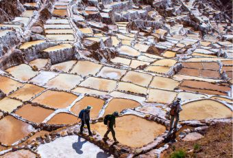 Salinen von Maras in Cusco
