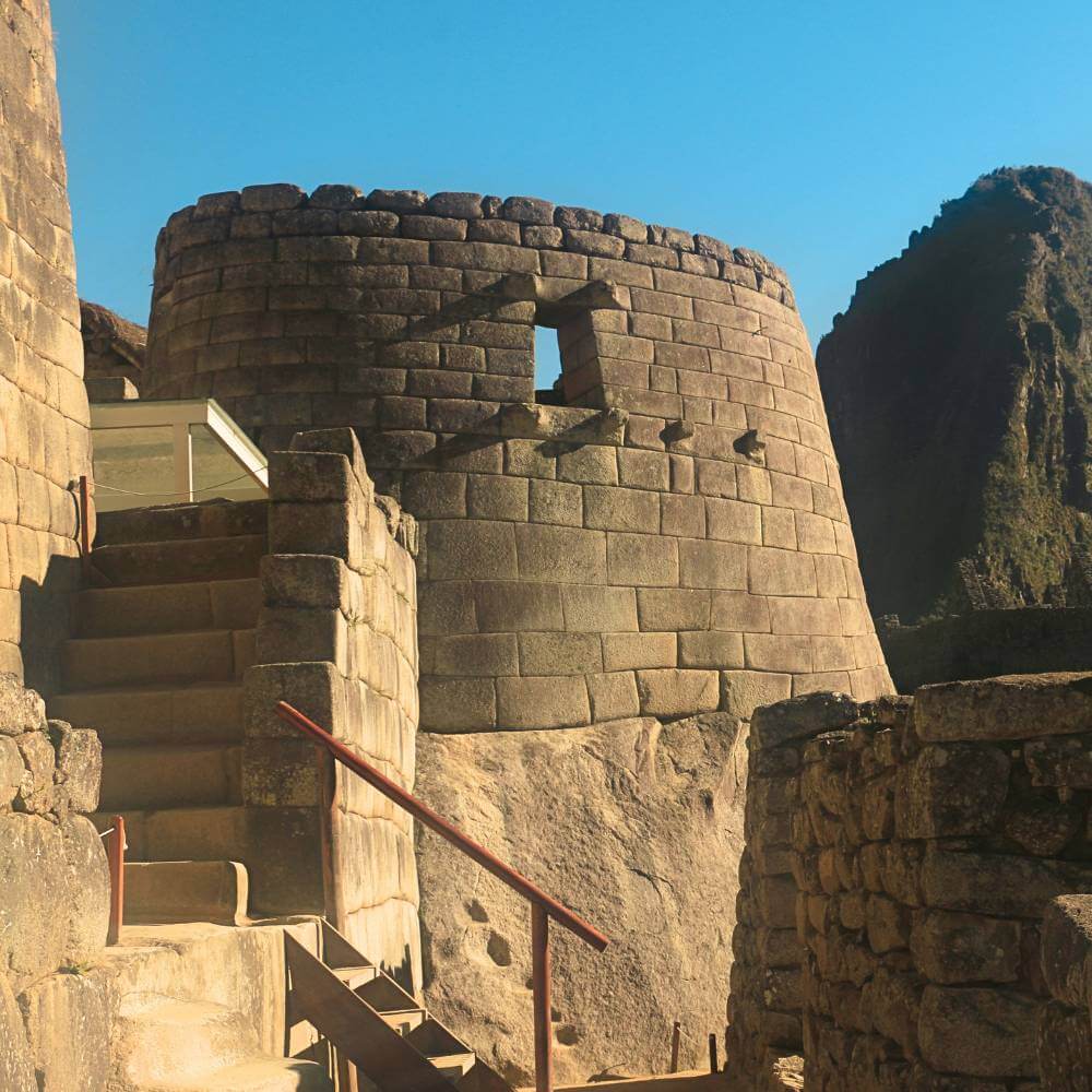 Temple of the Sun at Machu Picchu showcasing the finest examples of Inca stone architecture