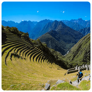 Llegando a Machu Picchu