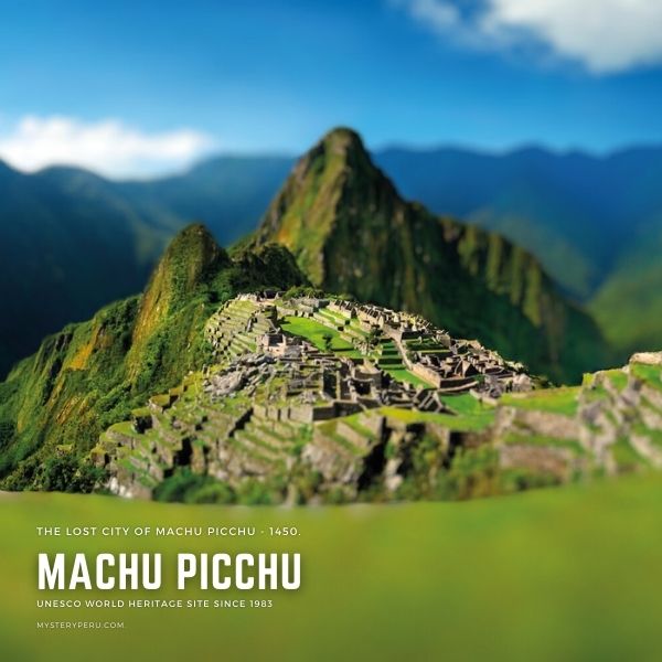 Tour to the Sanctuary of Machu Picchu.
