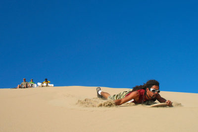 Sandboarding en Cerro Blanco