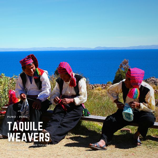 The men weavers of Lake Titicaca