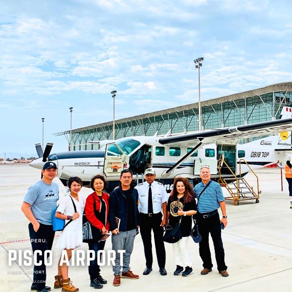 Tourist Group at the Pisco Airport