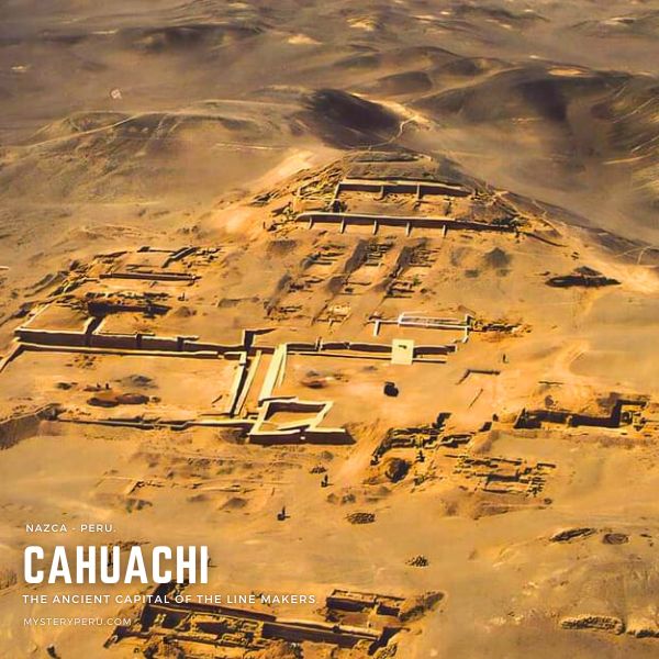 Ruins of Cahuachi in the Nazca Desert