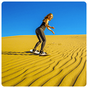 Sandboardin en el Desierto de Huacachina