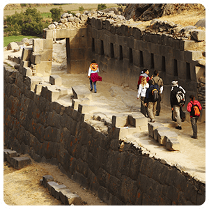 Visita a las ruinas de Ollantaytambo.