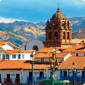 Visiting the City of Cusco.