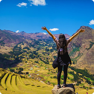 Visiting the Sacred Valley of the Incas.