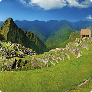 Visiting the Sanctuary of Machu Picchu.