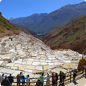 Salt Mines of Maras in Cusco.