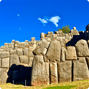 Ruins of Sacsayhuaman in Cusco.