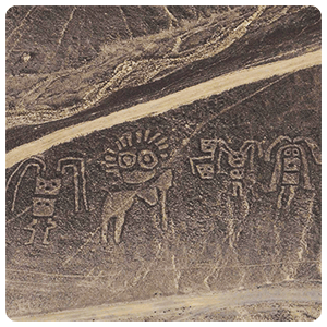 The Palpa Lines human geoglyphs.