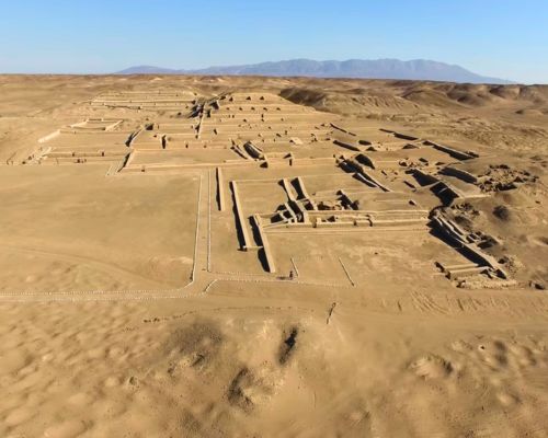 Visit Cahuachi and explore Nazca’s ancient adobe pyramids.