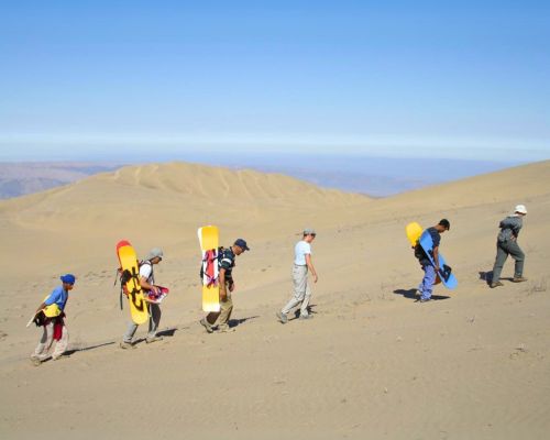 Sandboard Cerro Blanco, the world’s tallest sand dune.