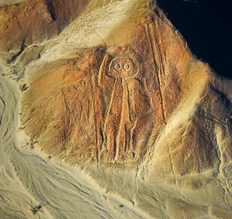 Flying over the Astronaut Figure.