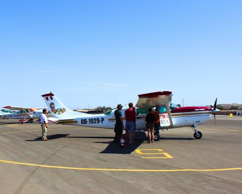 Cessna Airplane use for the Nazca Lines flight.