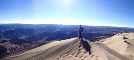 Morning view from Cerro Blanco camping site
