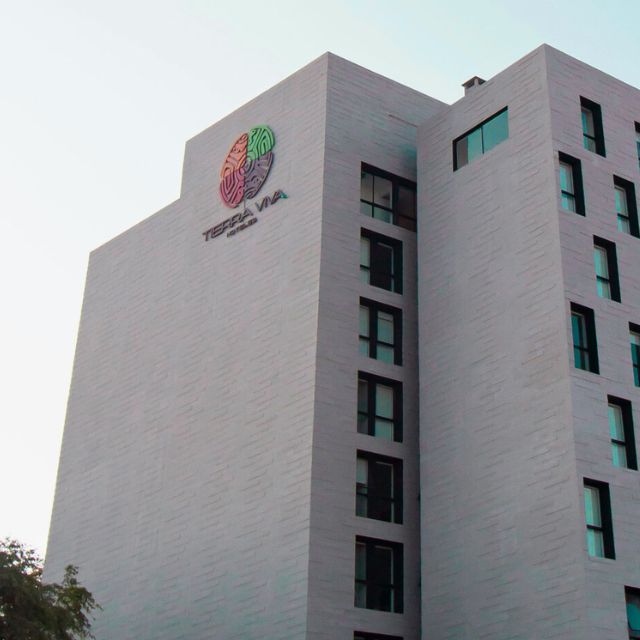 Modern exterior of Tierra Viva Trujillo Hotel in a quiet and safe neighborhood