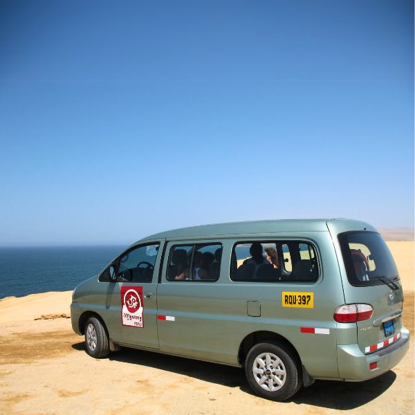 Transport used during our tour to the Paracas Bay.
