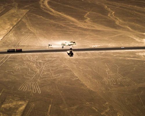 Observation Tower in the Nazca Desert