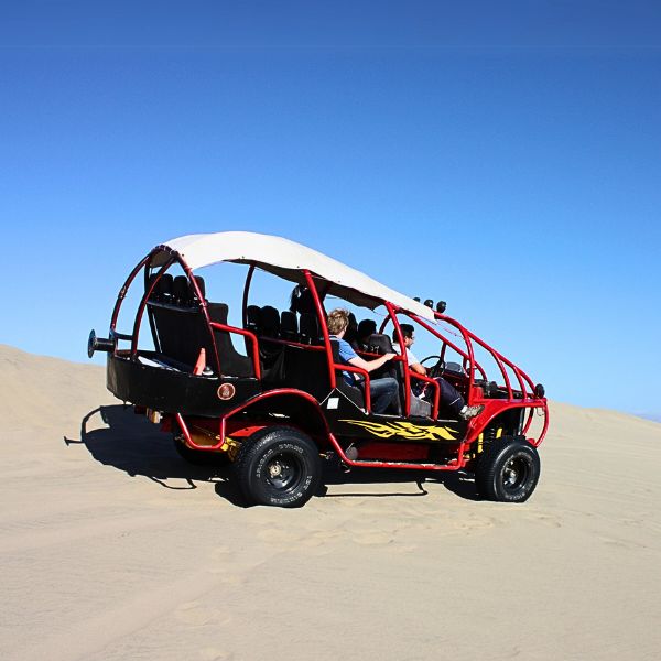 Dune Buggy machine for the tour to San Fernando.