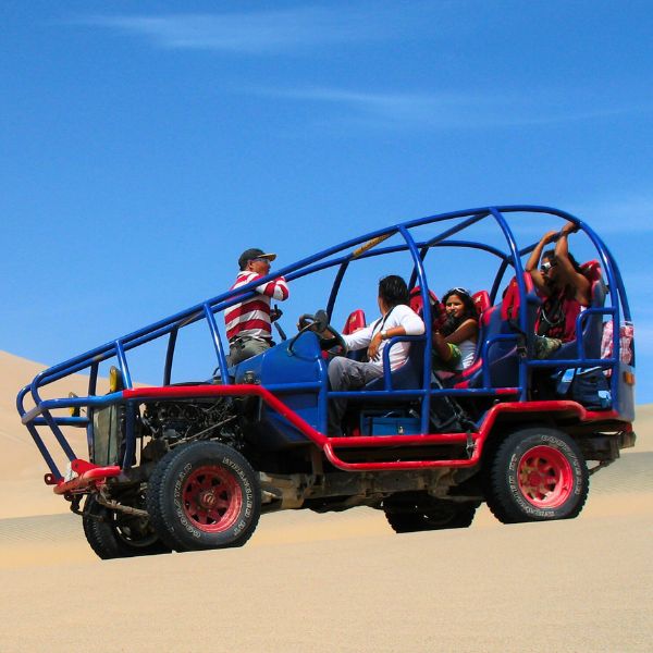 Dune Buggy Machine used on the Usaka Desert Tour.